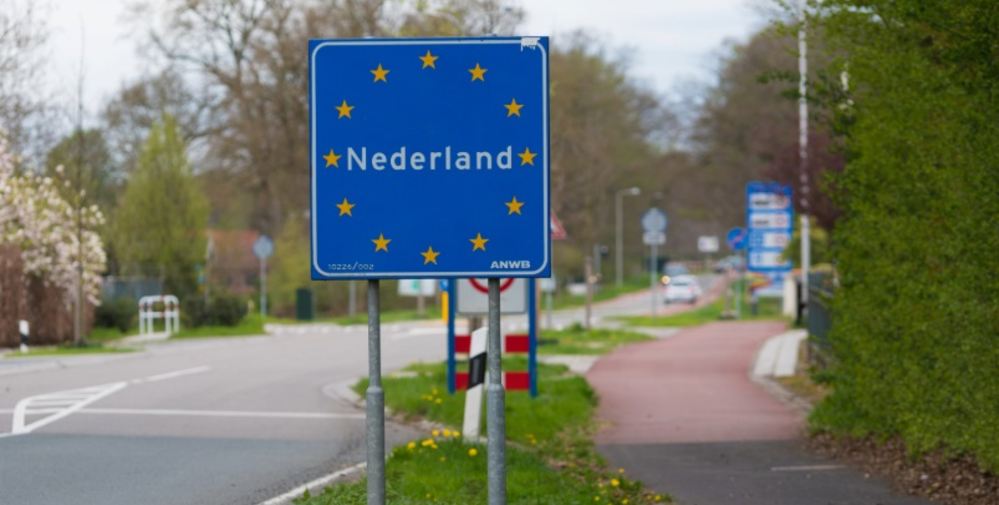 verkeersbord nederland grens